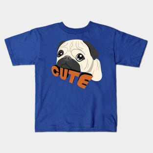 Pug Cute Kids T-Shirt